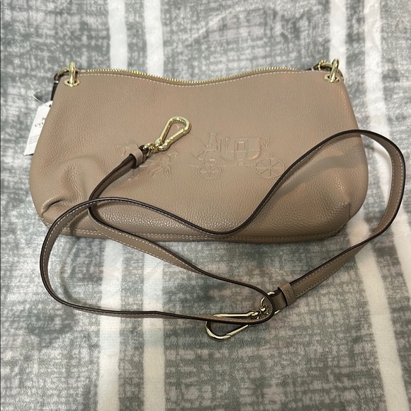 Coach Tan Leather Crescent Shoulder Bag - Picture 6 of 6